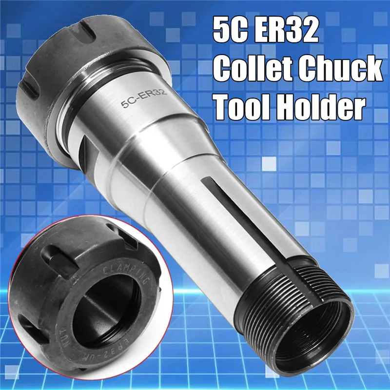 

High Precision Accuracy 0.01mm Extension 5C ER32 Collet Chuck Holder ER32 Collet Chuck Milling Lathe Tool CNC Tool Holder Clamp