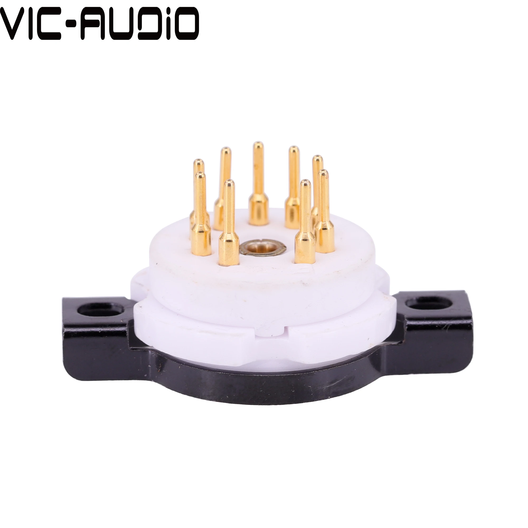 Оптовая продажа 50 шт. 9-контактный трубный разъем керамическое основание золотая