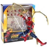 disney hot deals style avengers infinity war iron spider man mafex 081 action figure toy doll gift