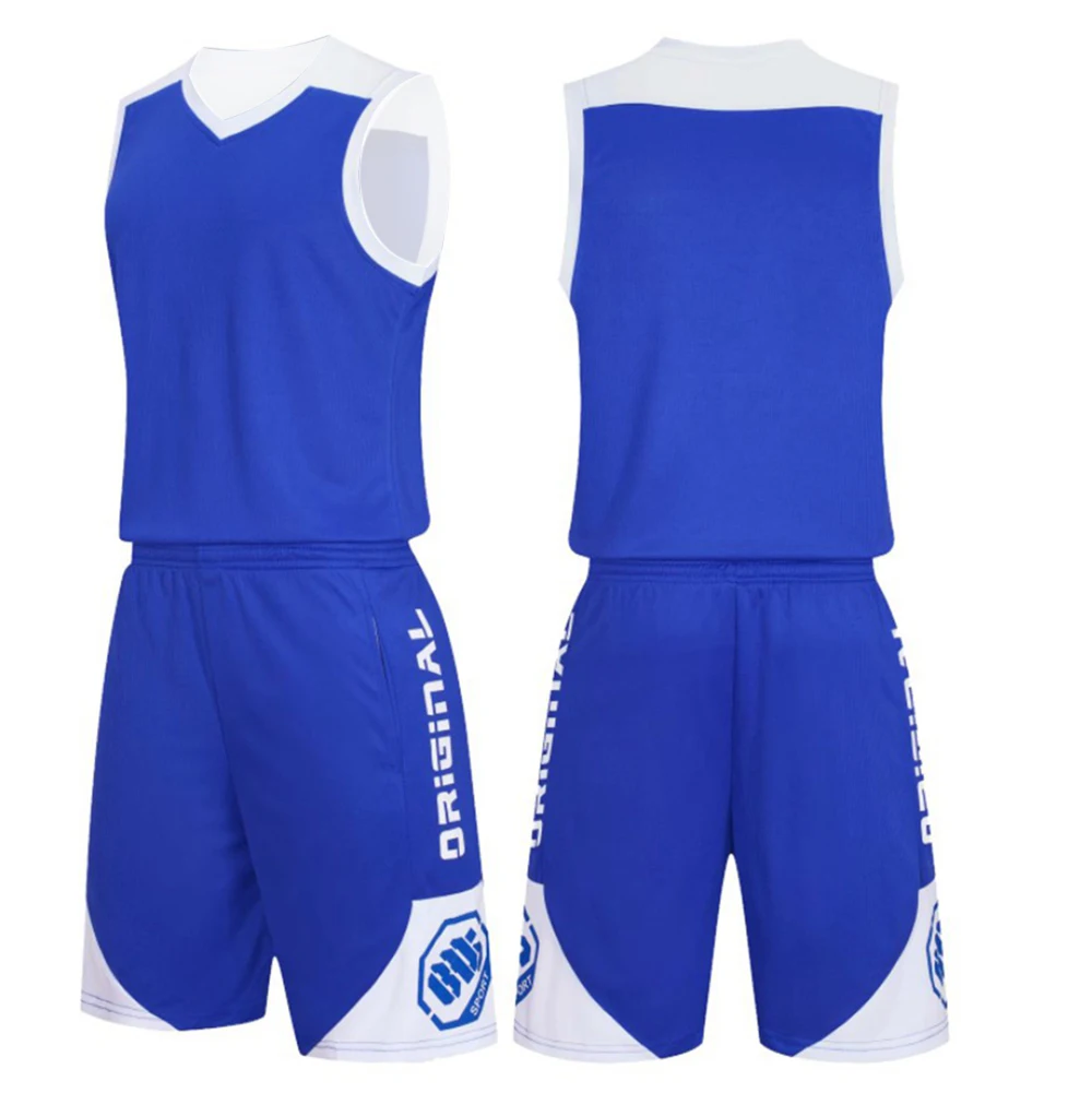 Men College Basketball Jerseys Uniform Sportswear Youth Boys Basketball Jerseys Set Basketball Jerseys Set Training Apparel