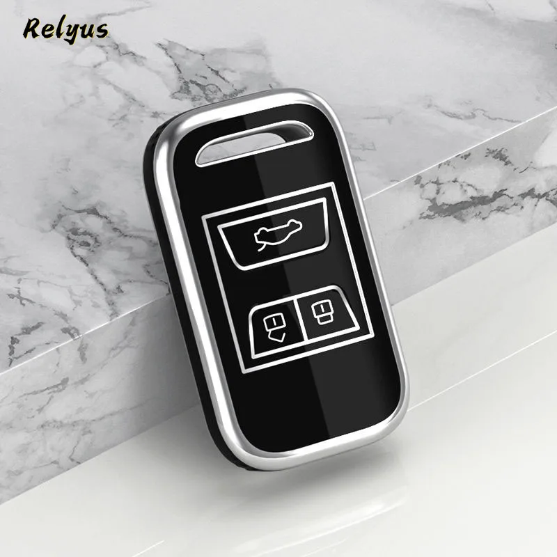 

Новый мягкий ТПУ чехол для автомобильного ключа с дистанционным управлением чехол для Chery Tiggo 3 5X 4 8 Glx 7 2019 2020 защитный брелок автомобильные аксессуары