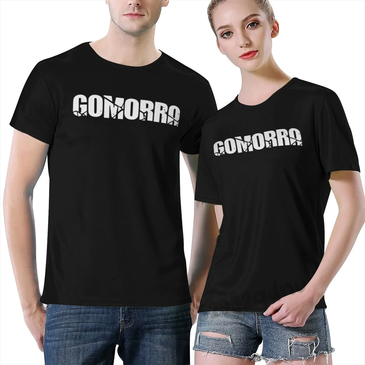 

Fm10 De GOMORRA Men jersey Black T Shirt tshirt Women t shirt S