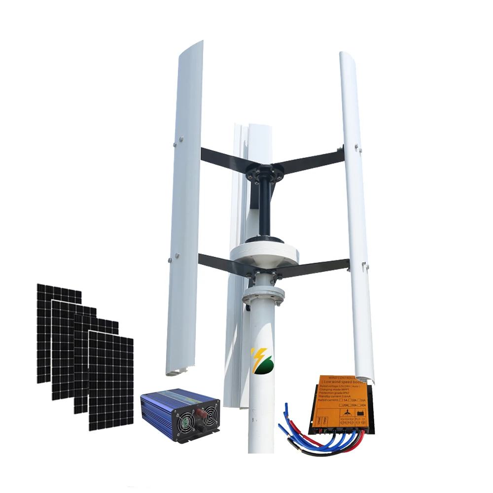 

High Efficiency 12v 24v 400w residential wind power generator vertical turbine 3 phase permanent magnet ac synchronous Generator