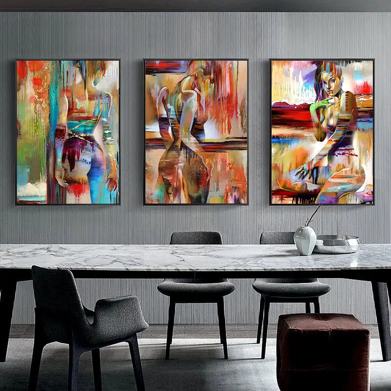 

Modern Art Canvas Painting Abstract Sexy Woman Poster Nordic Wall Art Decorative Picture for Bedroom Porch Wall Decor Cuadros