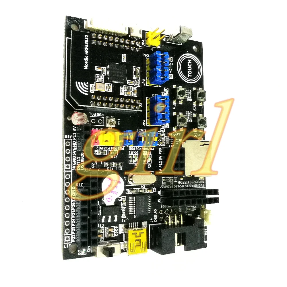 Фото Плата разработки NRF52832 nRF52DK с поддержкой Bluetooth BLE4.2, BLE ANT, NFC и 2.4G, мультипротокольная №3