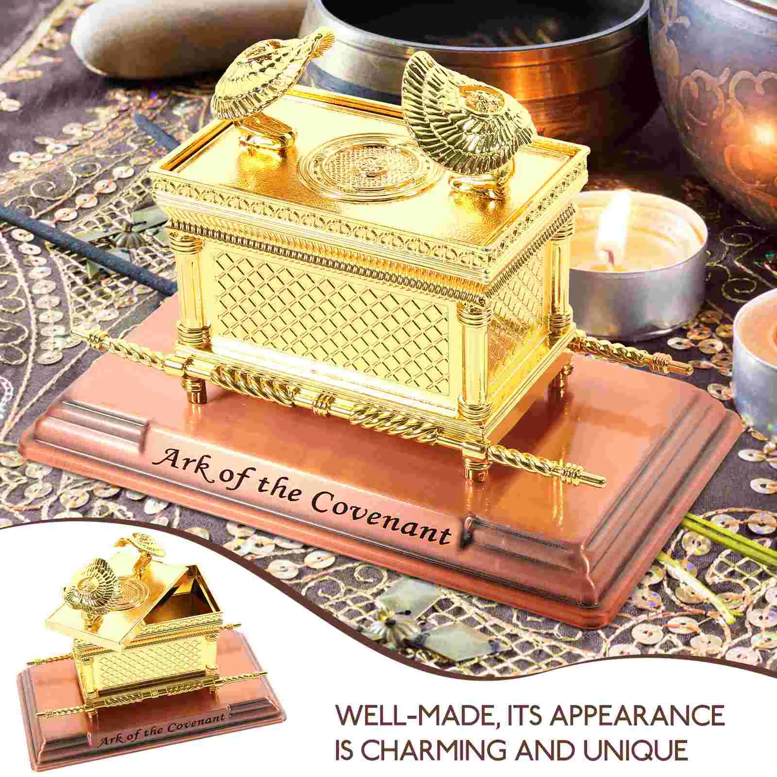 Израильский религиозный орнамент ковчег Иисуса декор рог древняя копия статуи