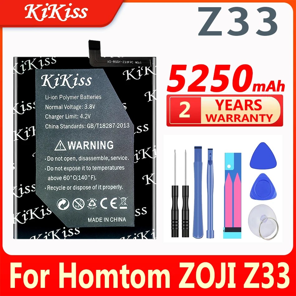 

KiKiss 5250mAh Replacement Battery For HOMTOM zoji Z33