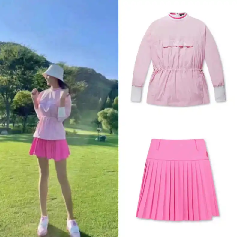 Golf Clothes Women Autumn Sports Fashion Golf Skirts Lady Slim Fit Quick Drying Golf Pleated Short Skirt Pants