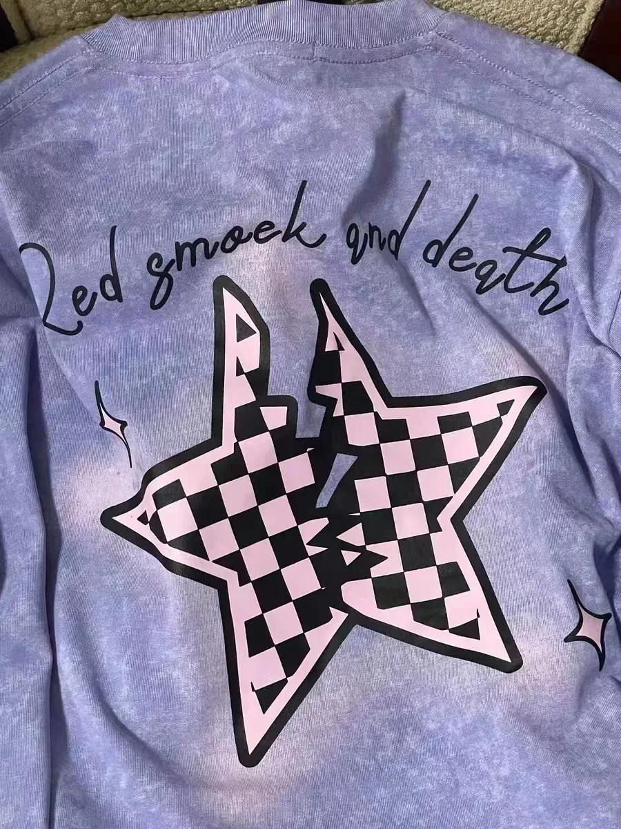 Футболка Мужская/женская оверсайз с коротким рукавом из 100% хлопка