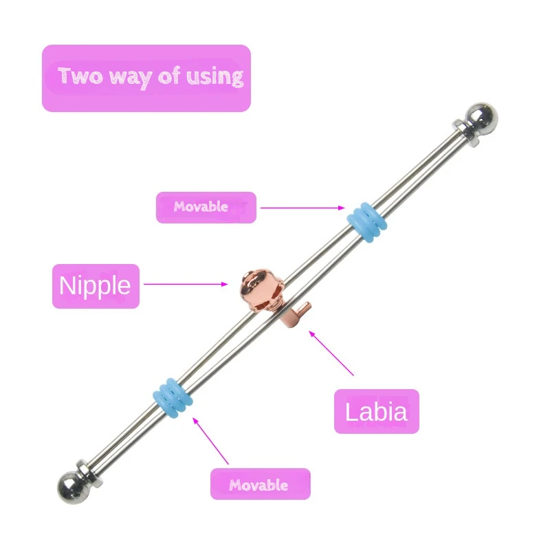 Женский клитор стимуляция киски зажим для губной глазки соска флирт пары Jugetes