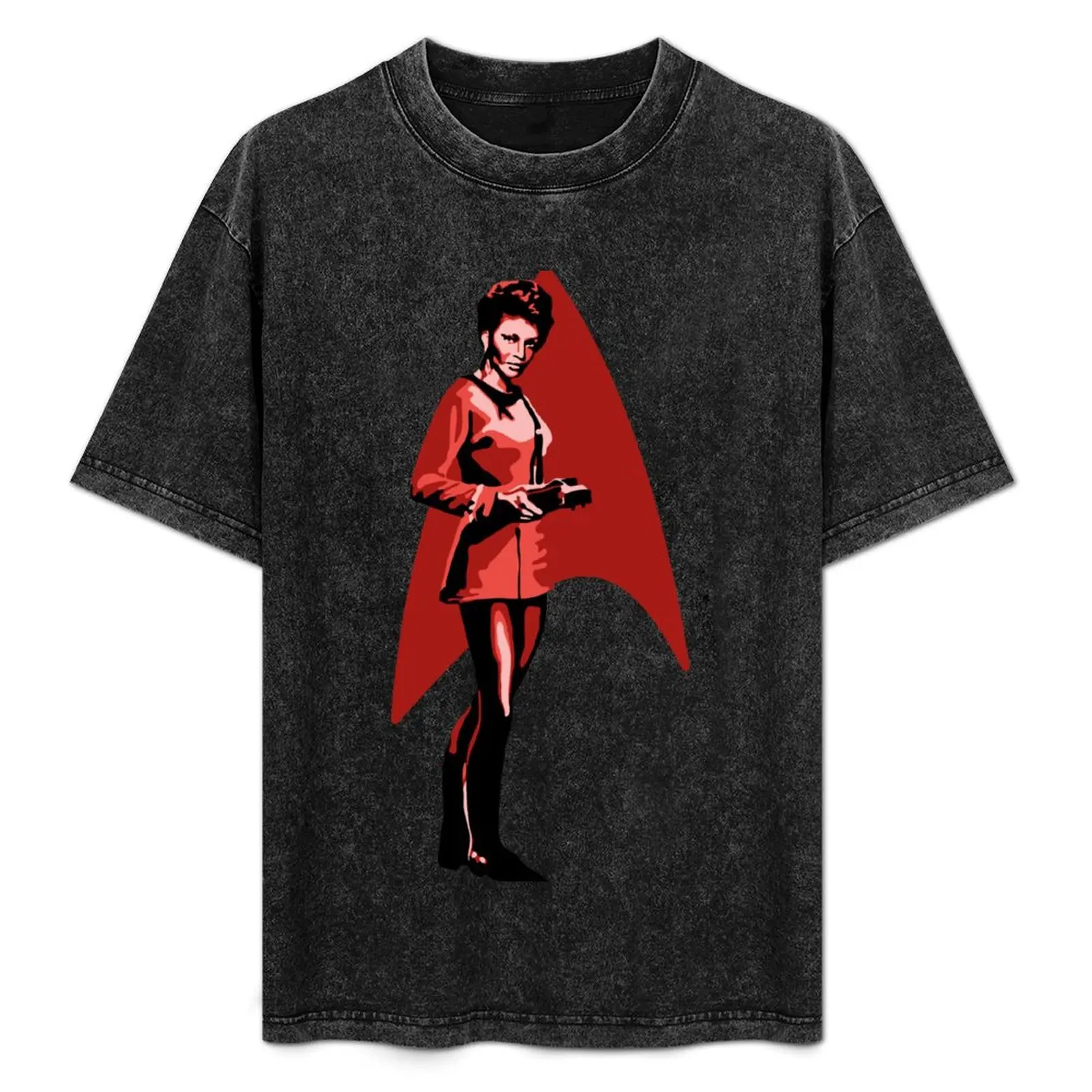 Футболка Star Trek Uhura топпинг пота тяжелая вес летняя одежда мужская футболка с