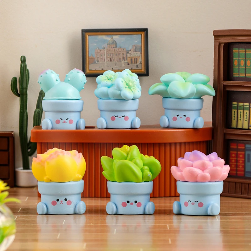 2 шт. имитация маленького горшечного растения кактуса настольные декоративные