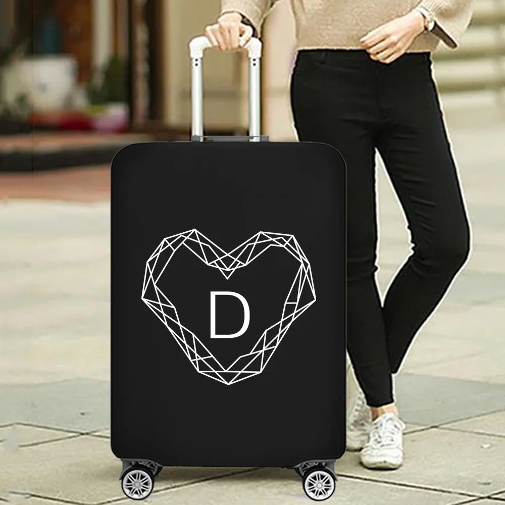 Diamond Print Thicken Luggage Cover Suitable for 18 To 32 Inch Suitcase Case Dust Cover Travel Accessories Trolley Baggage Cover