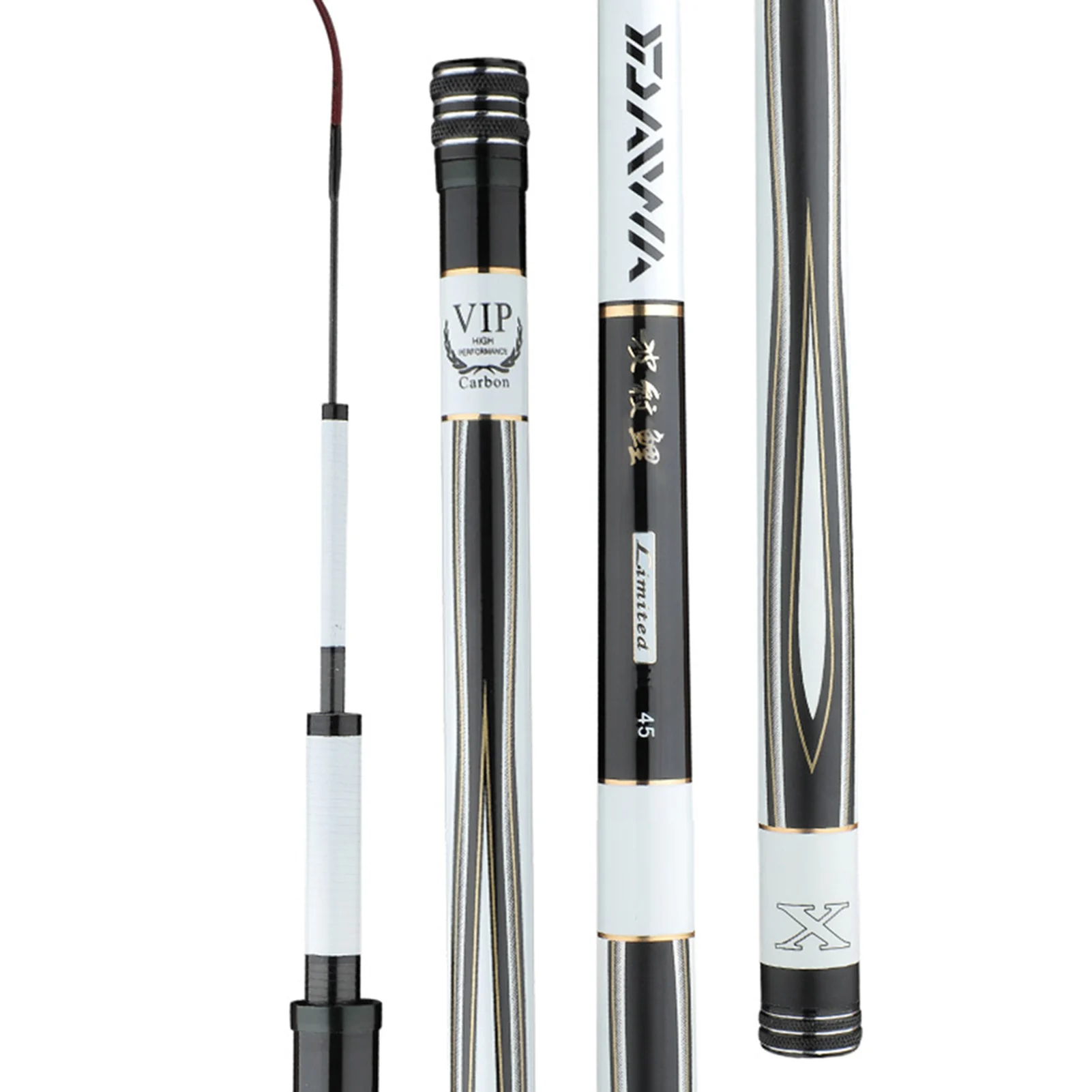 Enlarge Carbon Fishing Rods Lightweight Fishing Equipment Sea Pole Sea Fishing Tool