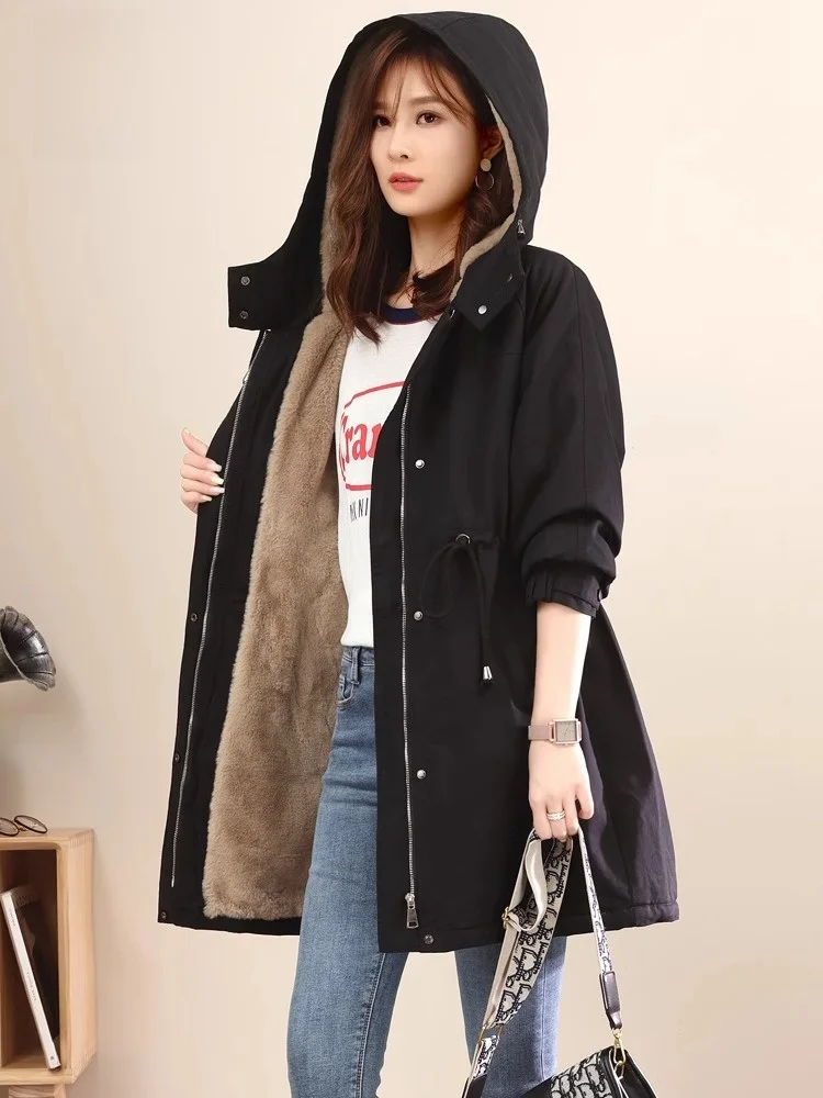 Grnb Осенне-зимняя утолщенная одежда на флисовой подкладке с хлопковой подкладкой