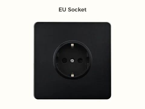 Interruptor de palanca de pared de Avoir 2 vías Black Matte Dimmer Panel de acero inoxidable Socador de alimentación Eu FR Tipo C Puerto de cargador enchufe Outlet 86Type
