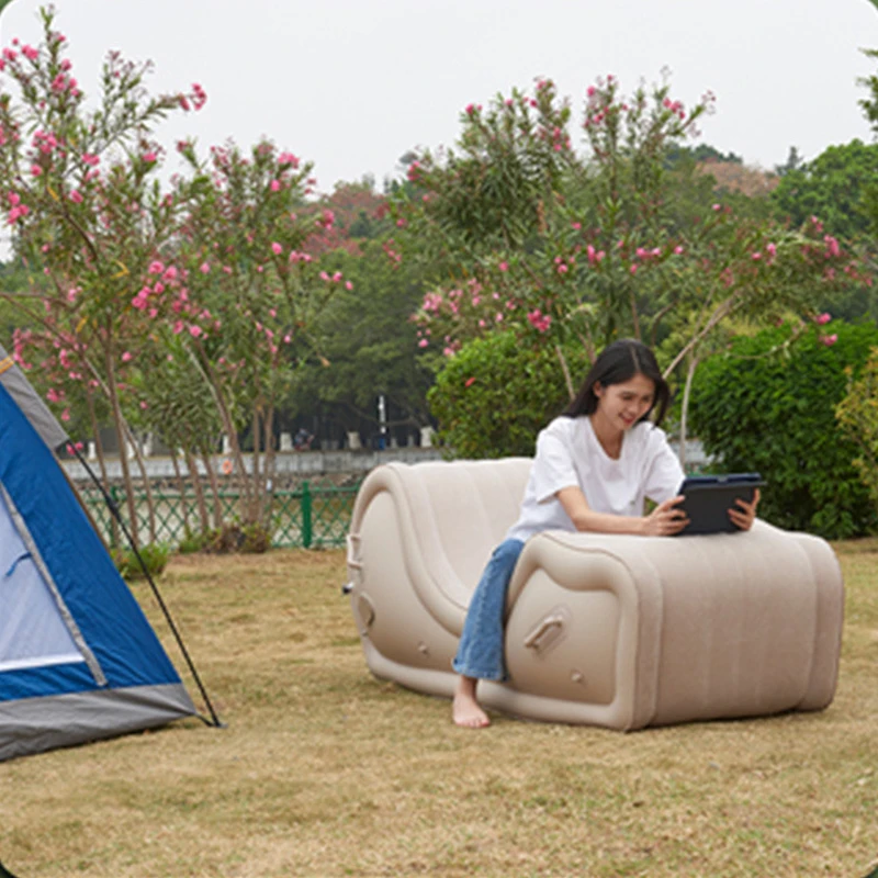 Надувной большой диван-кровать с ручкой для путешествий пляжа кемпинга