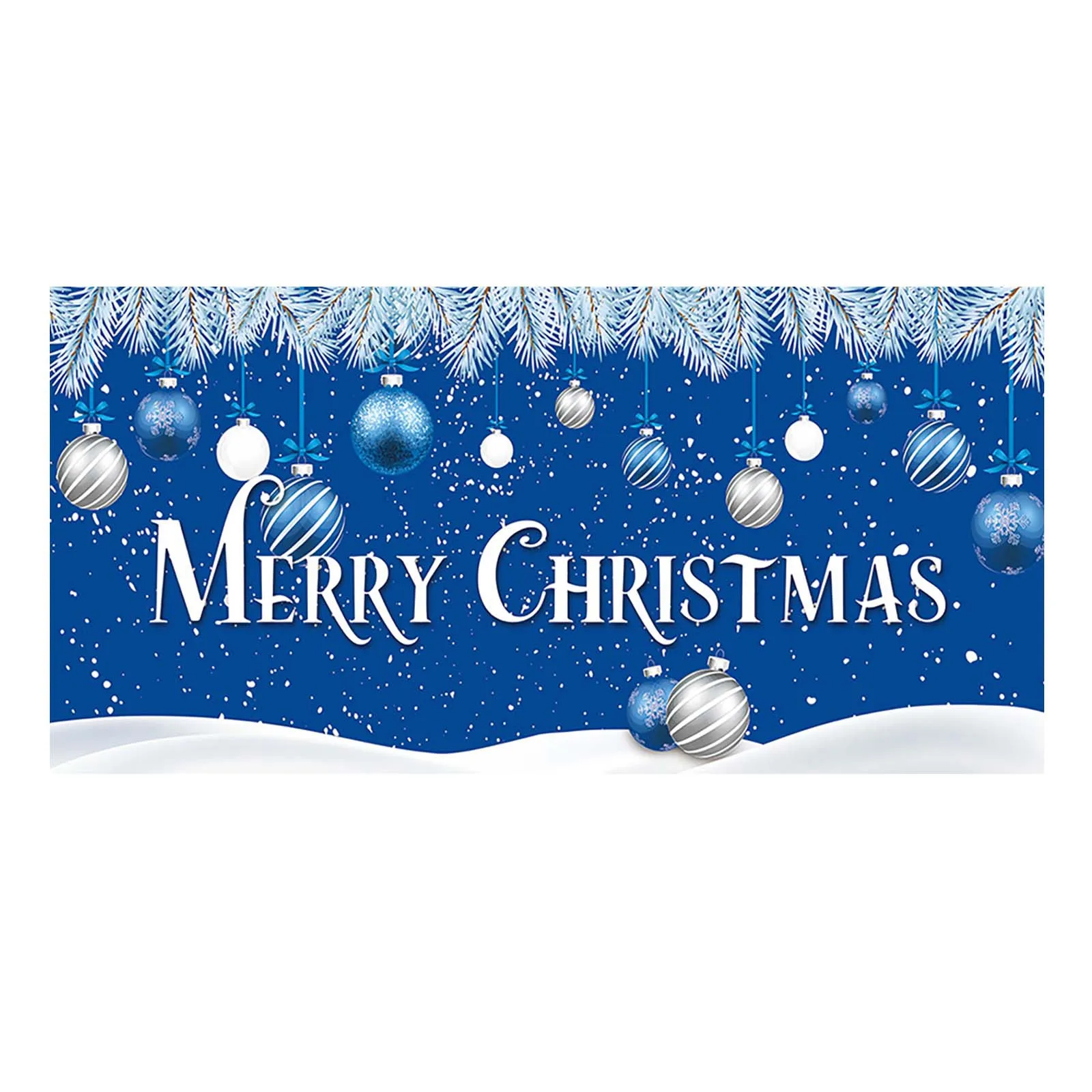 Рождественское украшение для гаражной двери искусственная роспись чехол 7X16