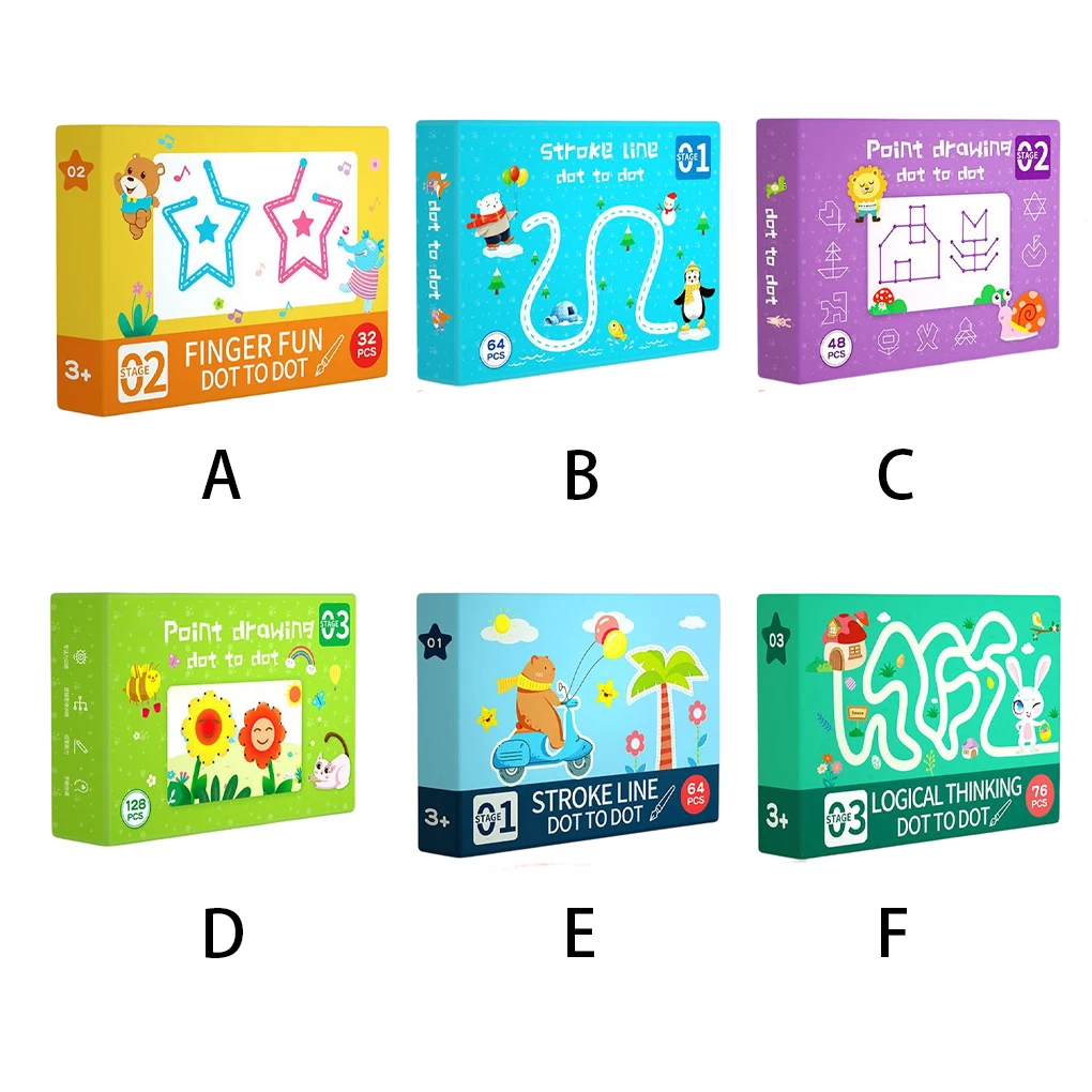 

Рабочая бумага с покрытием, портативная тетрадь для дошкольного обучения для письма родителей и детей, тип 3