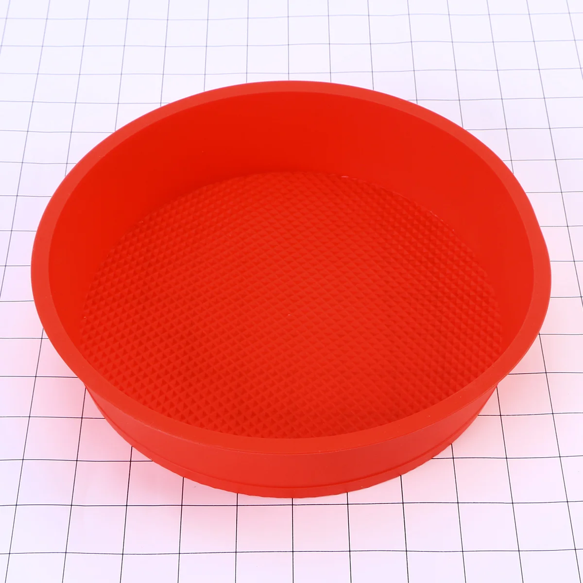 

9-Inch Nonstick Bakeware Round Cake Pan Sheet for Mousse Cake Bread (Random Red or Blue Color)