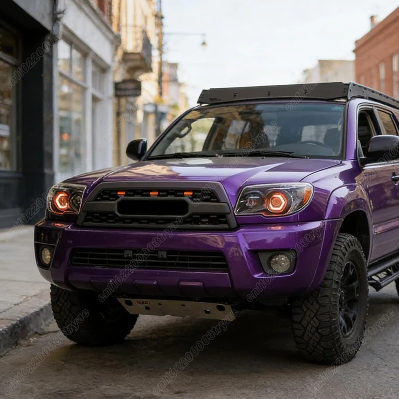 Фото Комплект для модификации переднего бампера в стиле TRD для Toyota 4Runner 2006-2009: решетка радиатора и воздухозаборник №4