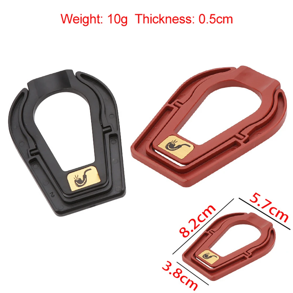 Складная подставка для курительной трубки Простой пластиковый держатель