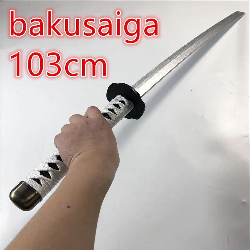 

103 см меч Inuyasha Железный Сломанный меч с зубцами bakusaiga косплей реквизит Реплика полиуретановая игрушка меч аниме ниндзя нож самурайский меч