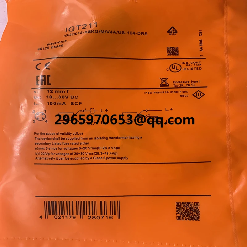 Новый датчик для бесконтактного переключателя IGT220 IGT211 IGT240 IGT237 IGT238 IGT249 IGT250 IGT258 IGT208