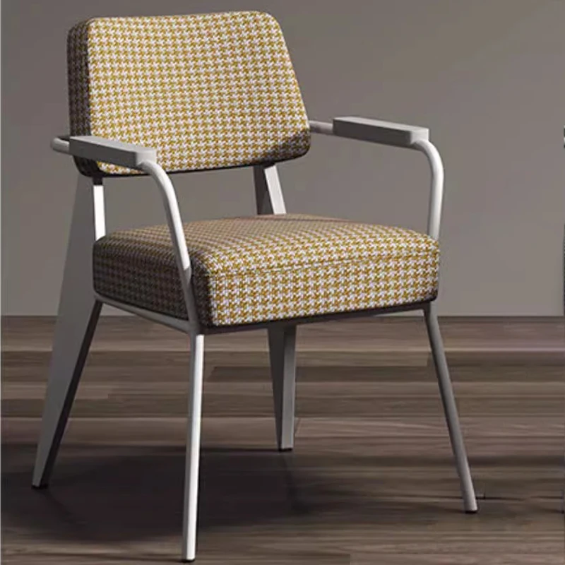 

Cozy Ground Dining Chairs Luxury Sleeping Sitting Design Floor Dining Chairs Arm Modern Comfy Chaises Salle Manger Furniture