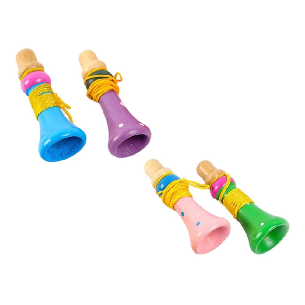 

Whistle Trumpet Toy Kids Horn Kid Noise Maker Slide Train Instrument Baby Party Noisemaker Mini Wooden Wood Wacky Whistles Blow
