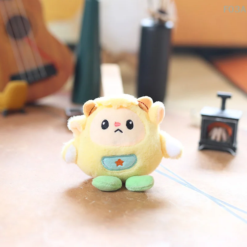 1 шт. милая мини-овечка плюшевая подвеска декор для рюкзака в виде овцы мягкая