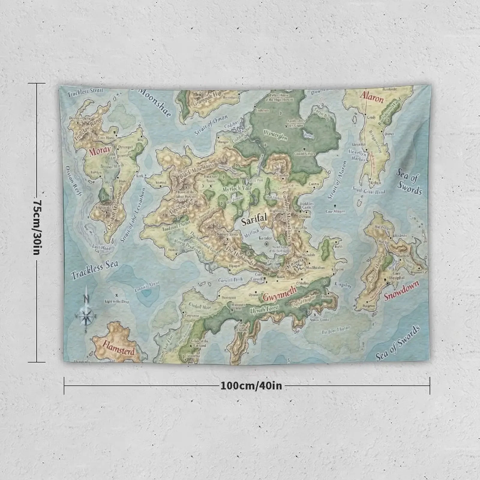 Гобелен D &amp D- GAME Tapete для стены декоративные картины