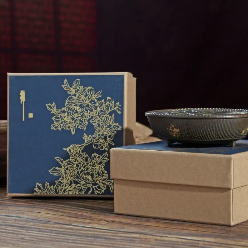 Антикварный медный вентилятор с пальмовым листом