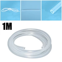high quality 100cm food grade clear translucent silicone tube beer pipe milk hose pipe soft safe rubber flexible tube creative
