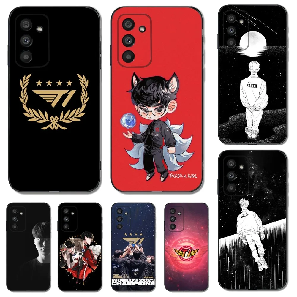 L-LOL SK Telecom T1 Faker чехол для телефона SamsungS23 S22 S21 S20 Ultra Pro S10 S30Plus 20 Black Cover