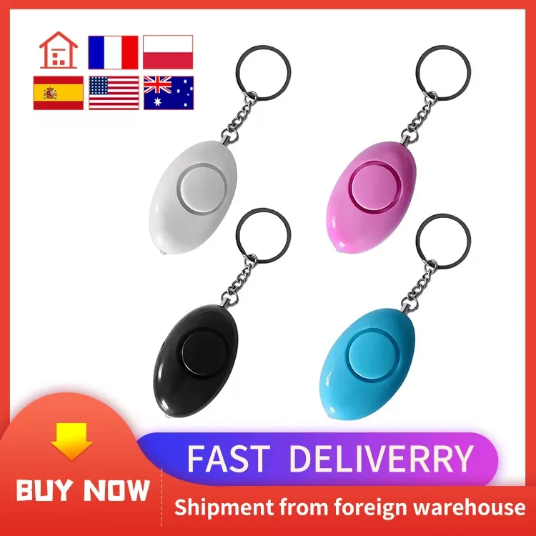 

Mini Egg Shape Women Personal Safety Alarm Keyring Anti-Attack Security Protection Emergency Alarm Children School Alert