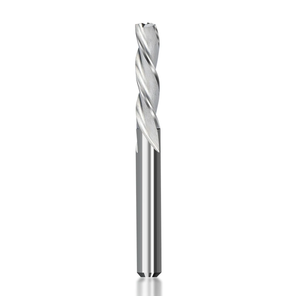 

3 Flute Up&Down Cutter Carbide CNC Router Bit 6.35mm 1/2 Shank Two Flutes Wood Craving Engraving Tool Compression Milling Cutter