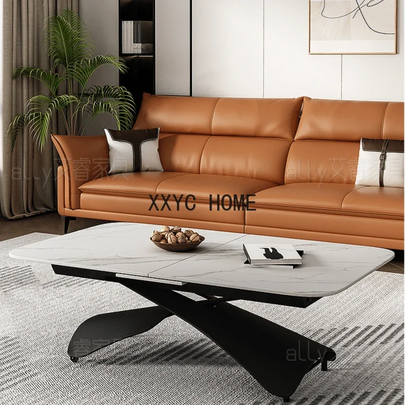 Регулируемый Простой Прозрачный напольный Маленький журнальный столик