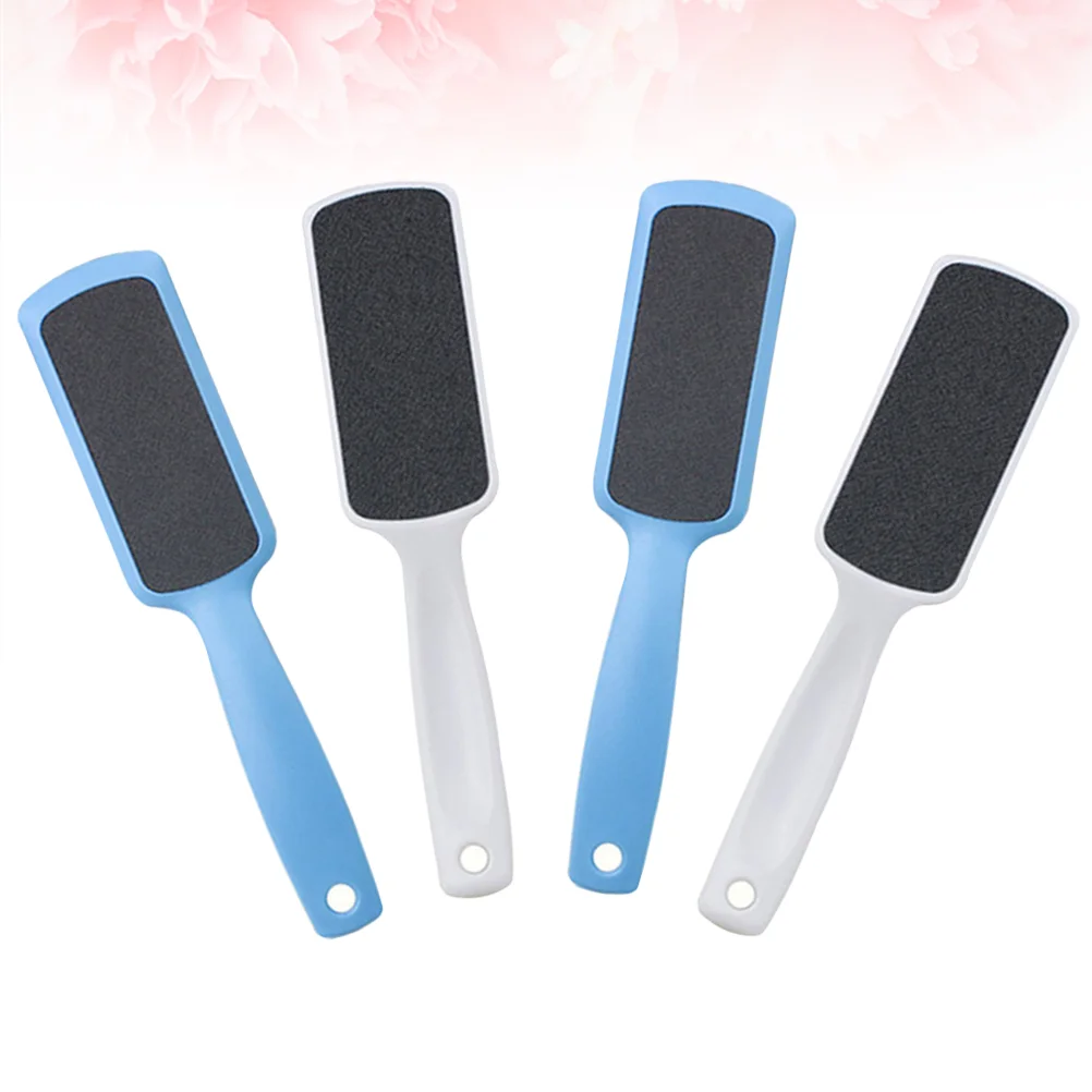

4 шт., скребок для ног с пластиковой ручкой для удаления мозолей