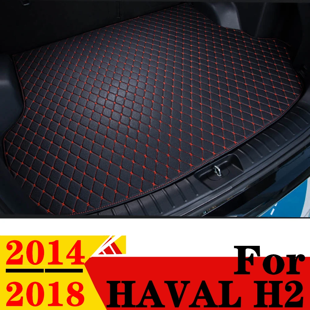 

Car Trunk Mat For Haval H2 2014 15-2018 All Weather XPE Flat Side Rear Cargo Cover Carpet Liner AUTO Tail Parts Boot Luggage Pad