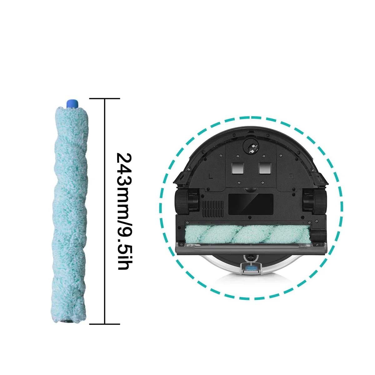 Мягкая основная роликовая щетка для ILIFE Shinebot W400 W450 W455 мойки пола запасные части