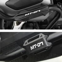 2022 mt 07 motorcycle 25mm crash bar bumper engine guard protection decorative block for yamaha mt 07 mt07 2021 2019 2018 2017