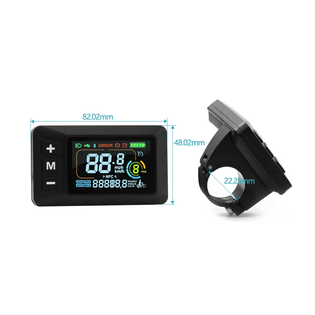 Электрический велосипедный ЖК-дисплей 24 В-60 В спидометр для электронного