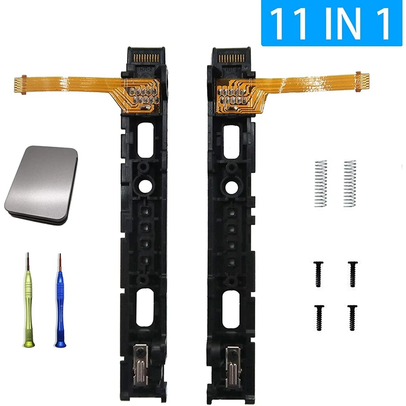 

RISE-Left/Right Slider With Flex Cable Fix Replacement Part For Nintendo Switch R/L Rail NS Joy-Con Console