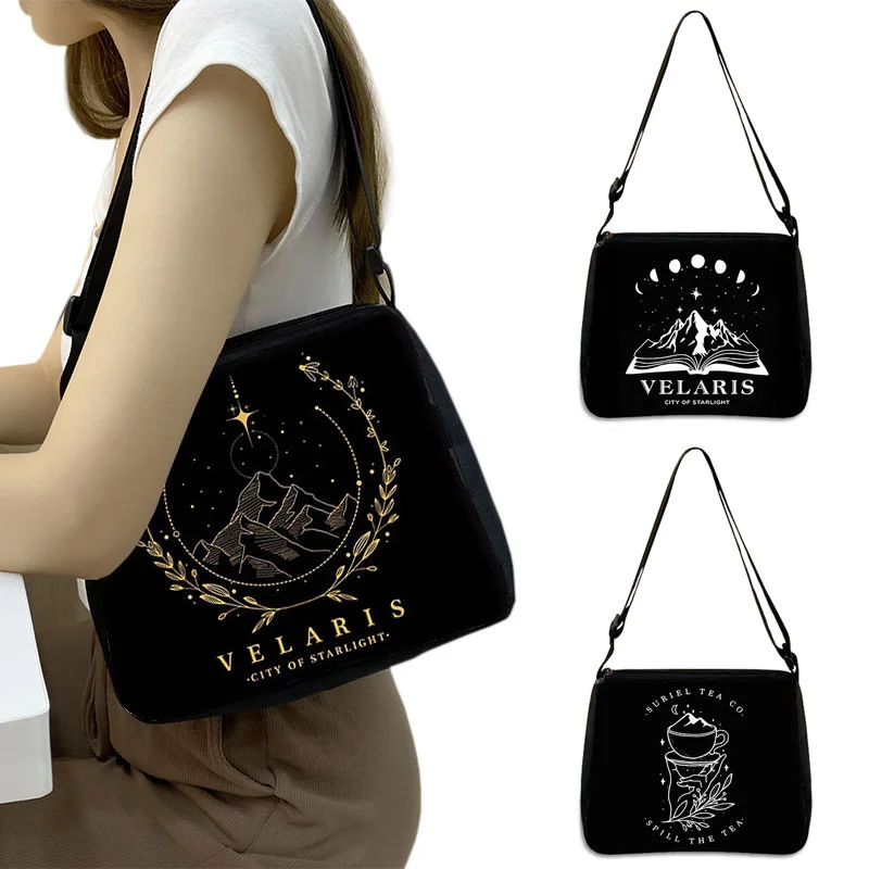 

Сумки Acotar Velaris, Женская сумочка, сумка на плечо для ночной площадки, для путешествий, SJM City of Starlight, сумка-мессенджер для книг