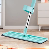 flat mops free hand washing magic cleaner self wring mop squeeze household automatic dehydration telescopic tools for home