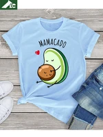 avocado pregnant t shirt women clothing graphic tops pregnancy reveal to husband pregnancy gift t shirts femme cute streetwear