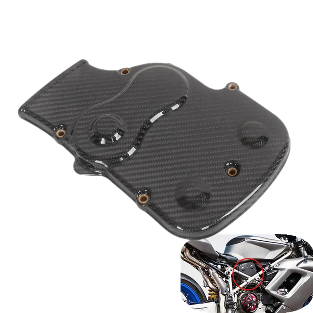 

MOTO4U 100% углеродное волокно, чехол для ремня, боковая крышка, блестящая саржа, аксессуары для модификации мотоцикла для Ducati 749 999