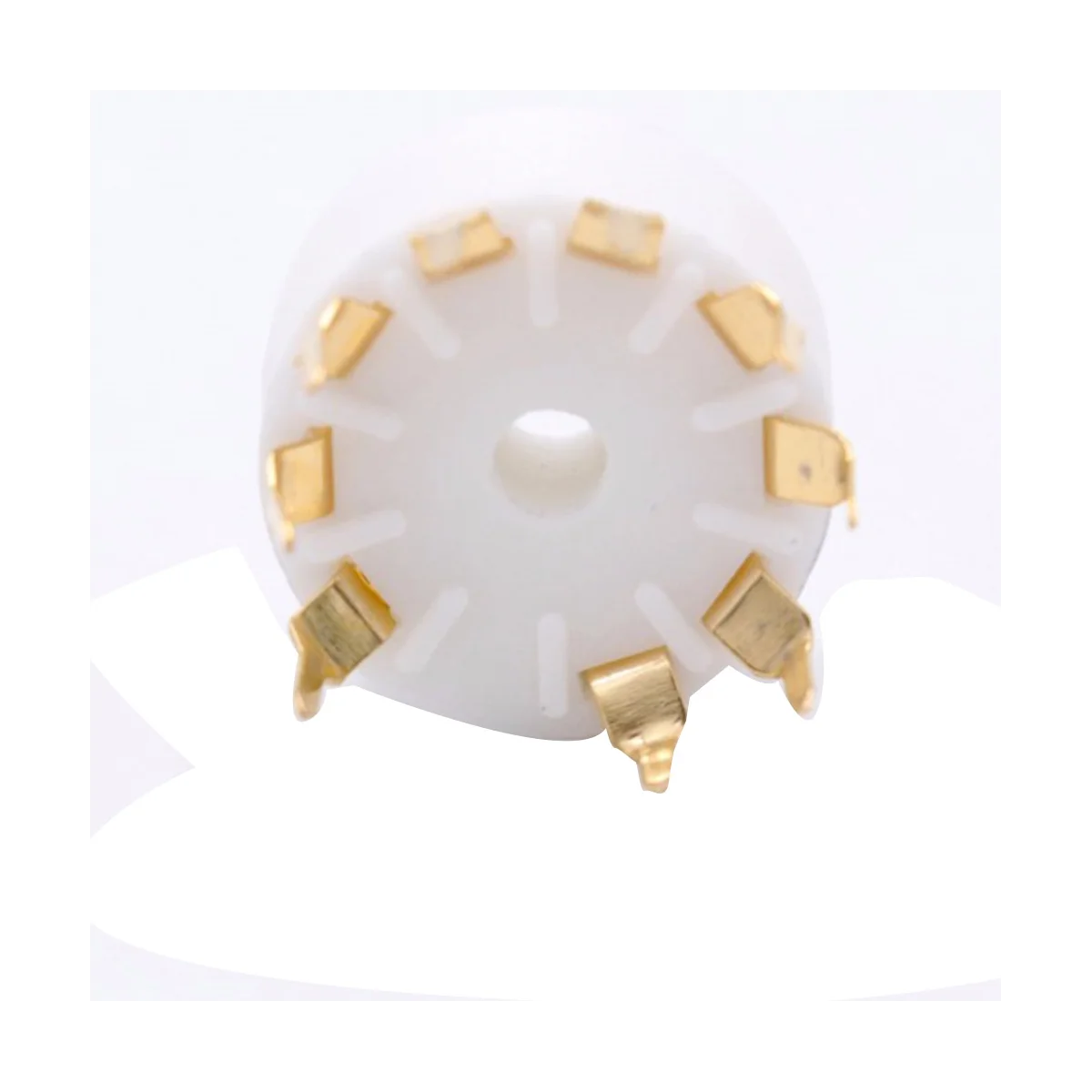 10 шт. керамический 9Pin B9A монтажный патрон для 12AX7 12AT7 12AU7 6DJ8 ECC82 5670 6922 Hifi аудио Винтажный серебряный усилитель