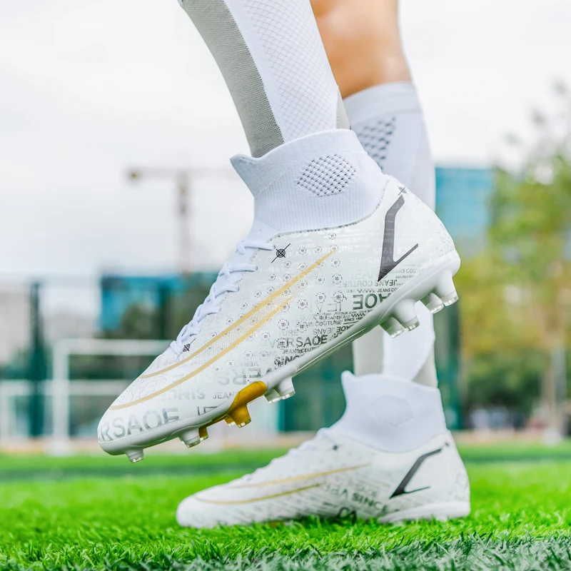 

Messi Football Boots Cleats Wholesale Chuteira Society Durable Comfortable Quality Soccer Shoes for Outdoor Light Futsal Sneaker